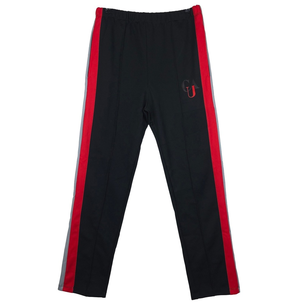 Clark Atlanta Panthers Mitchell & Ness HBCU Large Track Pants Black Red Gray New